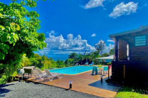 Bungalow Le Bombax - Vue mer-Plage à 5mn - Piscine